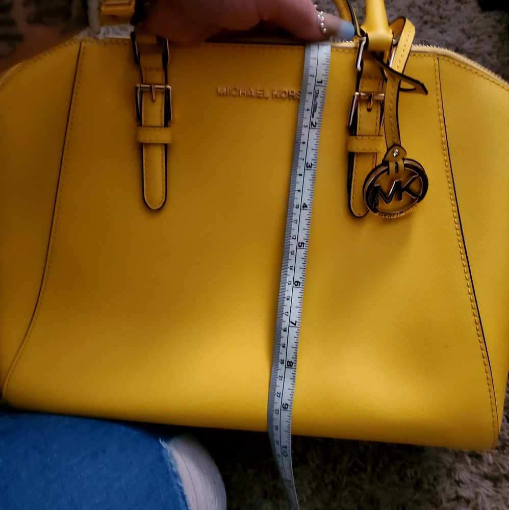 Yellow Michael Kors bag!